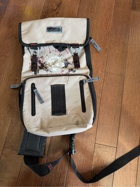 Oakley Y2K Black & Beige Crossbody Sling Bag
